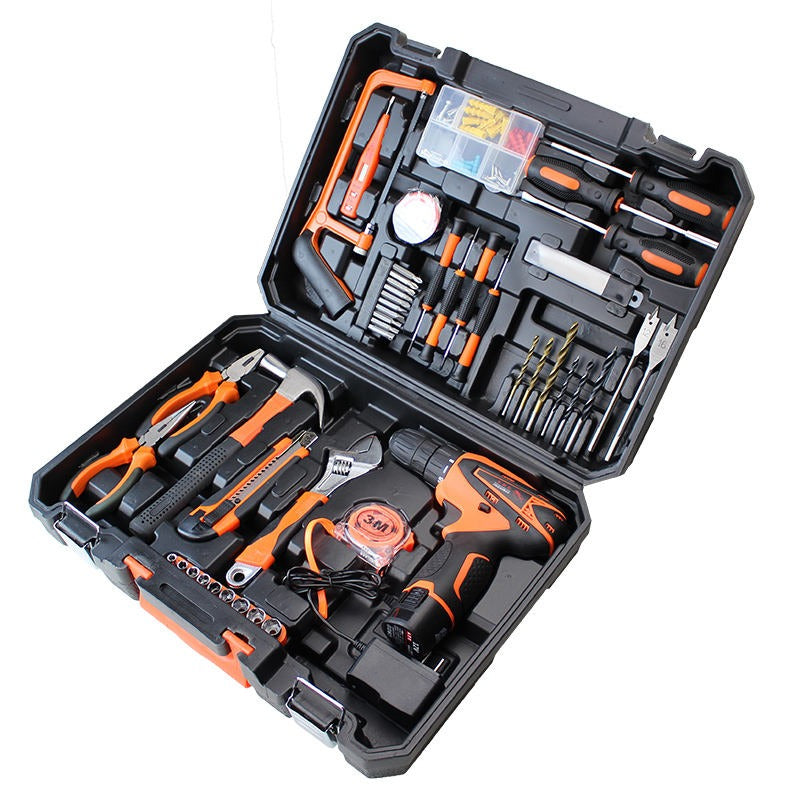 Cordless Drill Tool Set Power Drill for Home, Office & Garden | عدة أدوات احترافية ٣٤ قطعة لاسلكية