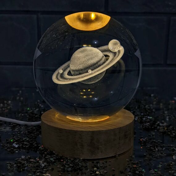 3D Galaxy Crystal Lamb Ball