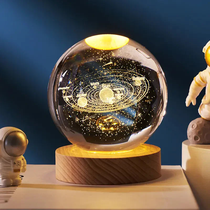 3D Galaxy Crystal Lamb Ball