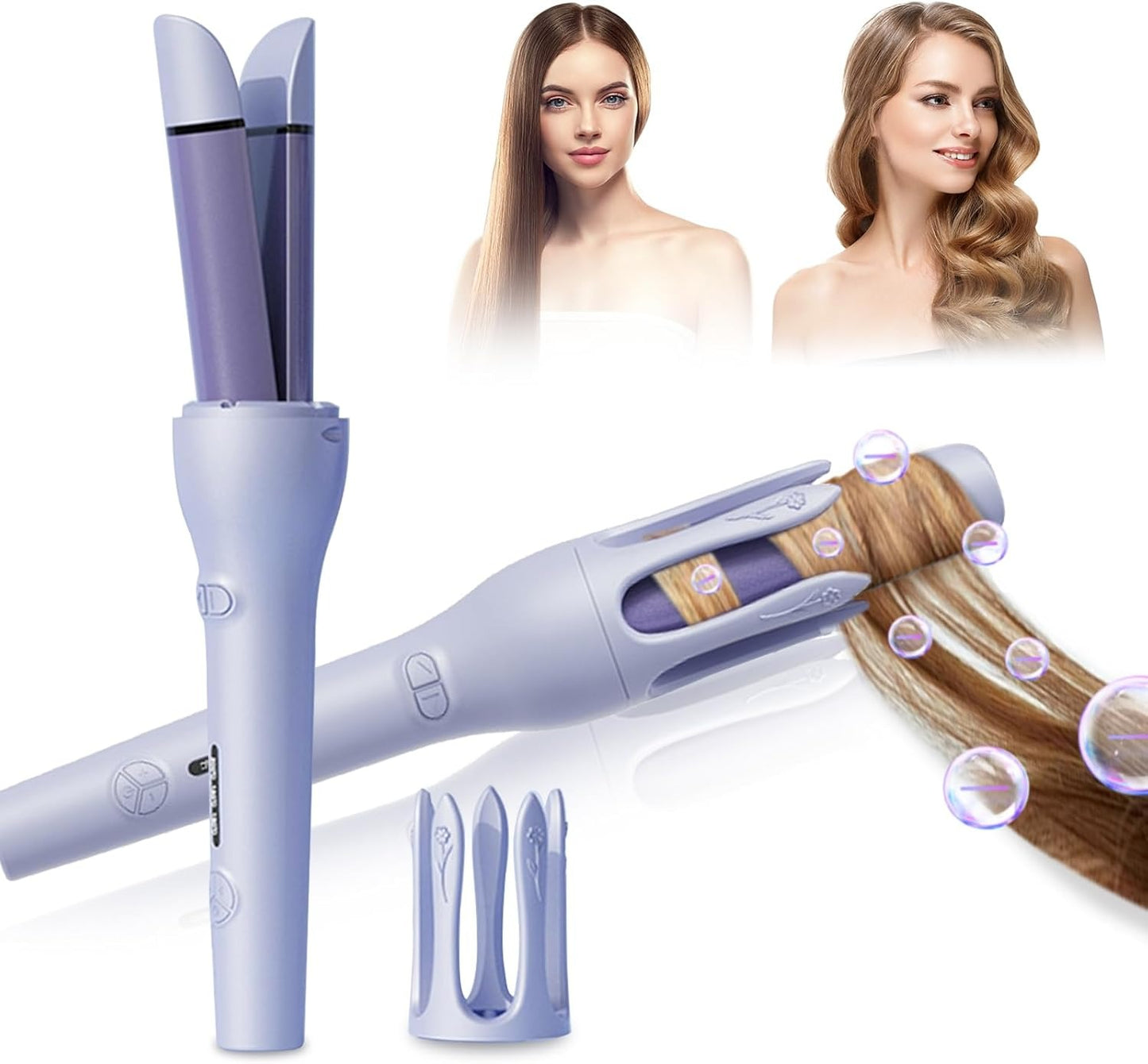 LORESJOY 2-in-1 Automatic Curling Iron & Straightener – Salon-Perfect Hair in Minutes!