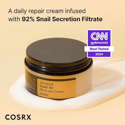 COSRX Best Seller Duo- Snail 92 Cream & Snail 96 Essence