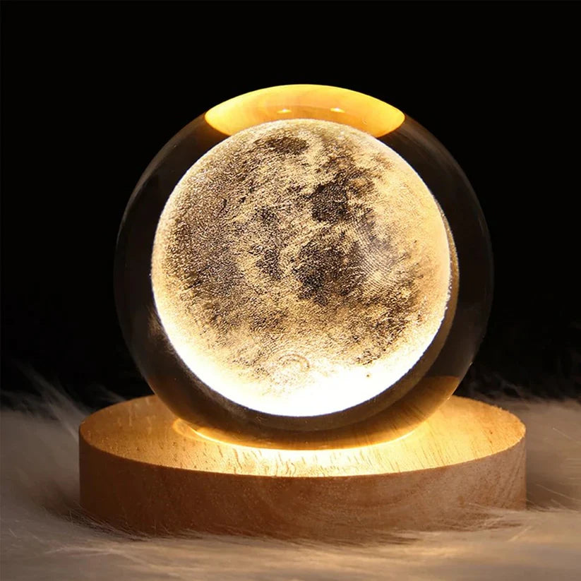 3D Galaxy Crystal Lamb Ball