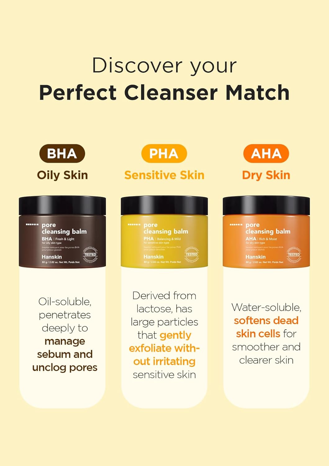 Hanskin PHA Pore Cleansing Balm [PHA/2.82 oz]