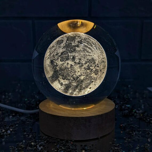 3D Galaxy Crystal Lamb Ball