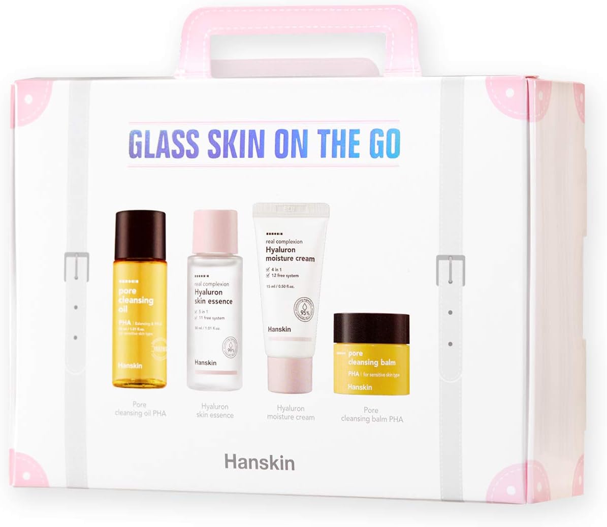 Hanskin Glass Skin On The Go Kit