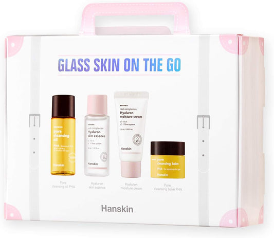 Hanskin Glass Skin On The Go Kit
