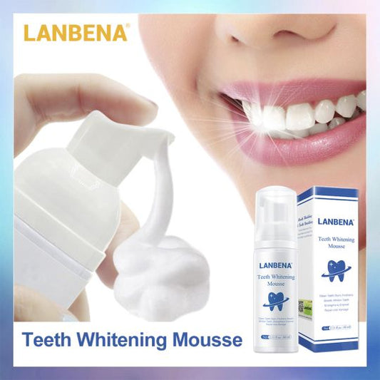 Lanbena Teeth  Whitening MousseRemove Teeth Stain  and Freshen Breath