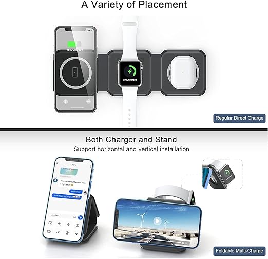 3-in-1 Magnetic Wireless Charger