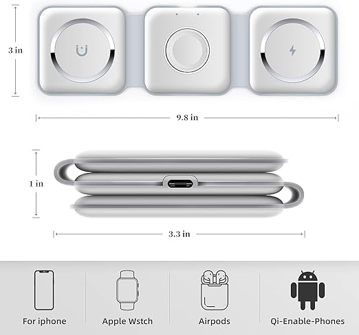 3-in-1 Magnetic Wireless Charger