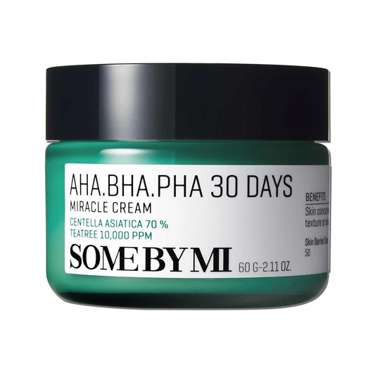 SOME BY MI AHA BHA PHA 30 Days Miracle Cream - 2.02Oz, 60ml (RENEWAL)