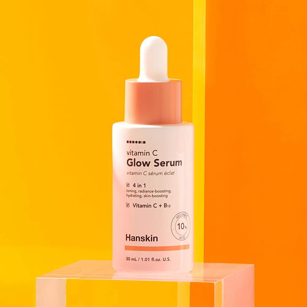 Hanskin Vitamin C Glow Serum with Ascorbic Acid, Toning, Illuminates for Glowing Skin [30ml]