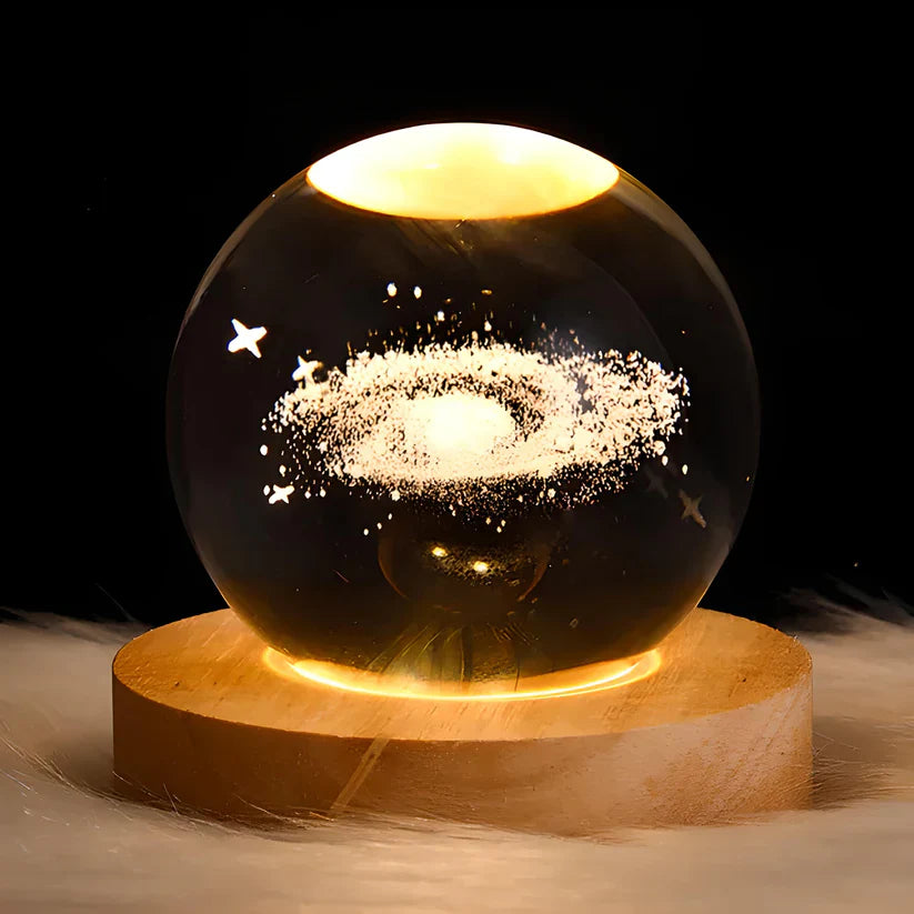3D Galaxy Crystal Lamb Ball