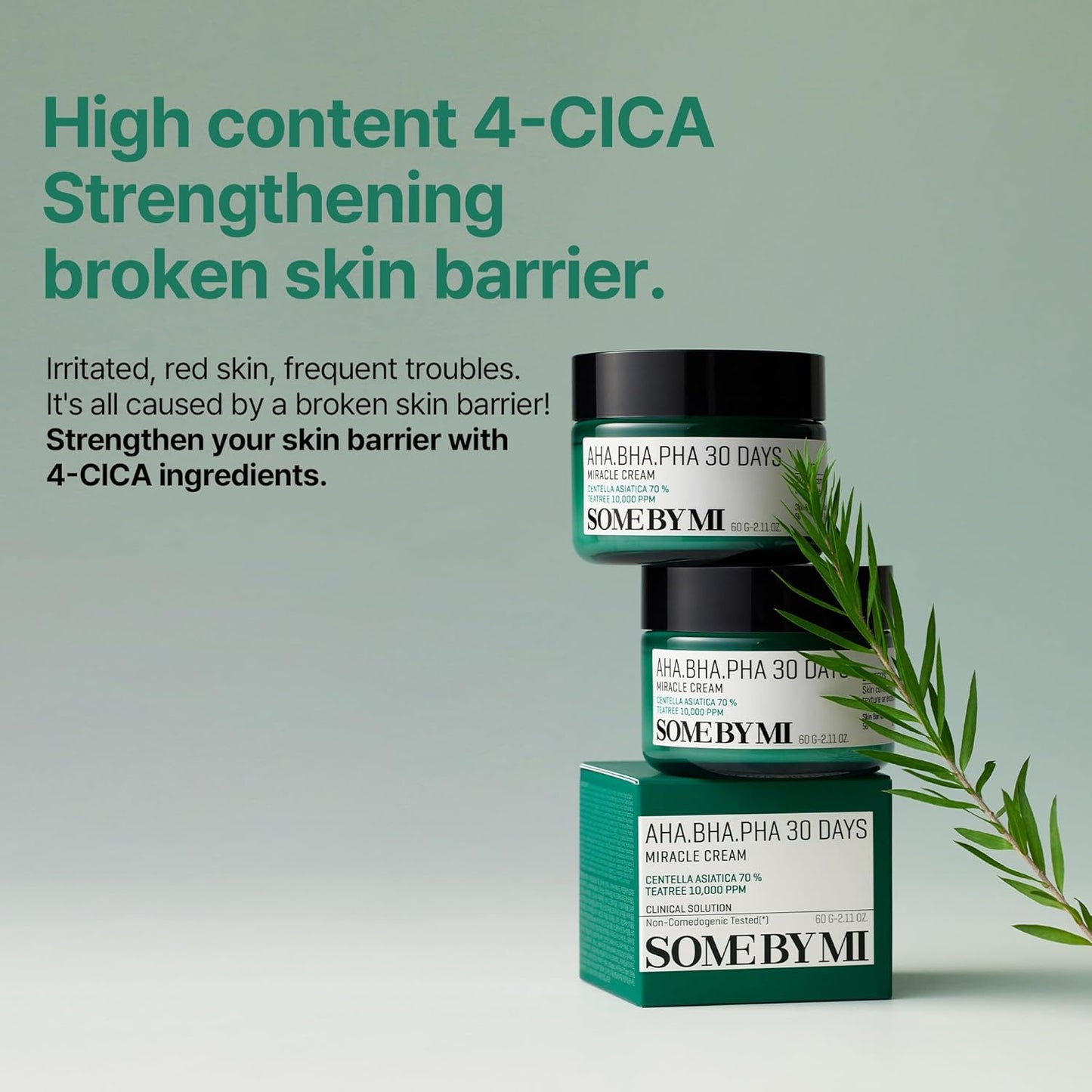 SOME BY MI AHA BHA PHA 30 Days Miracle Cream - 2.02Oz, 60ml (RENEWAL)