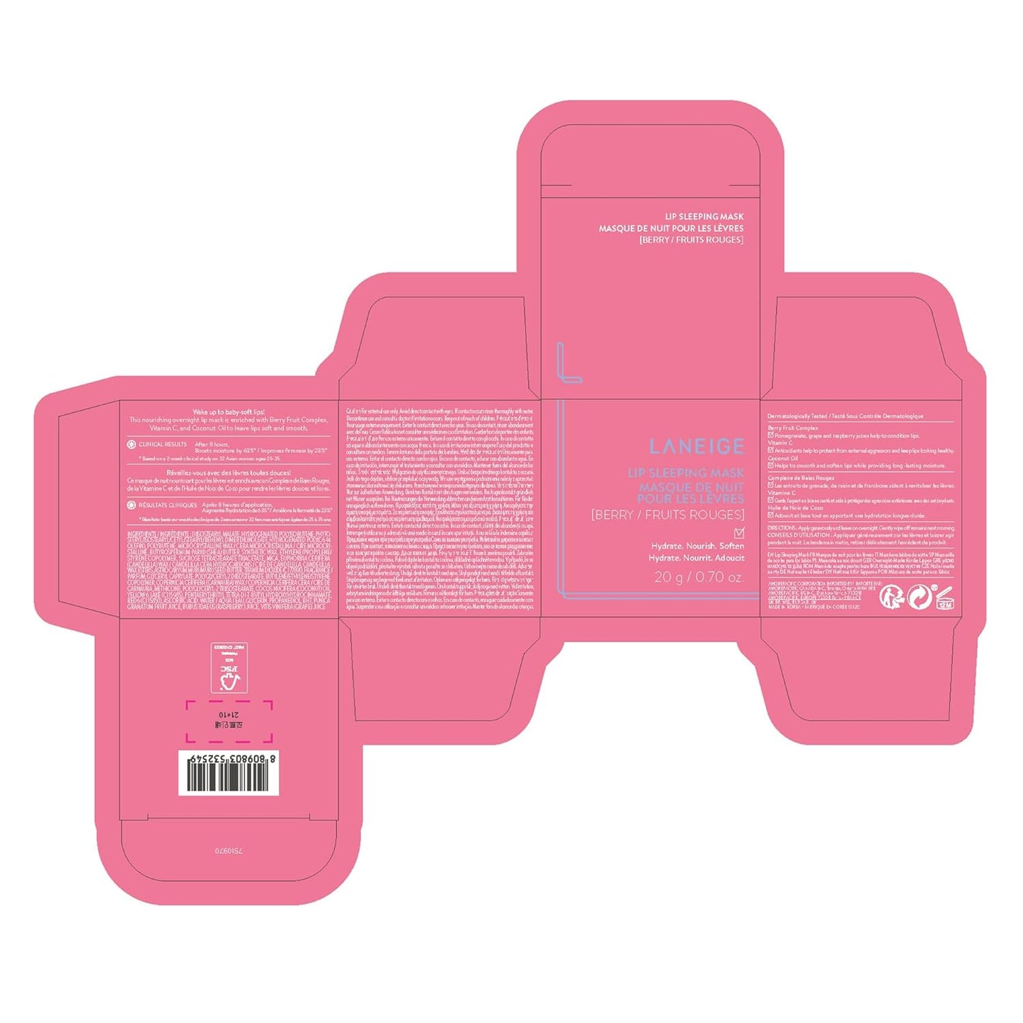 LANEIGE Lip sleeping mask BERRY 20 g