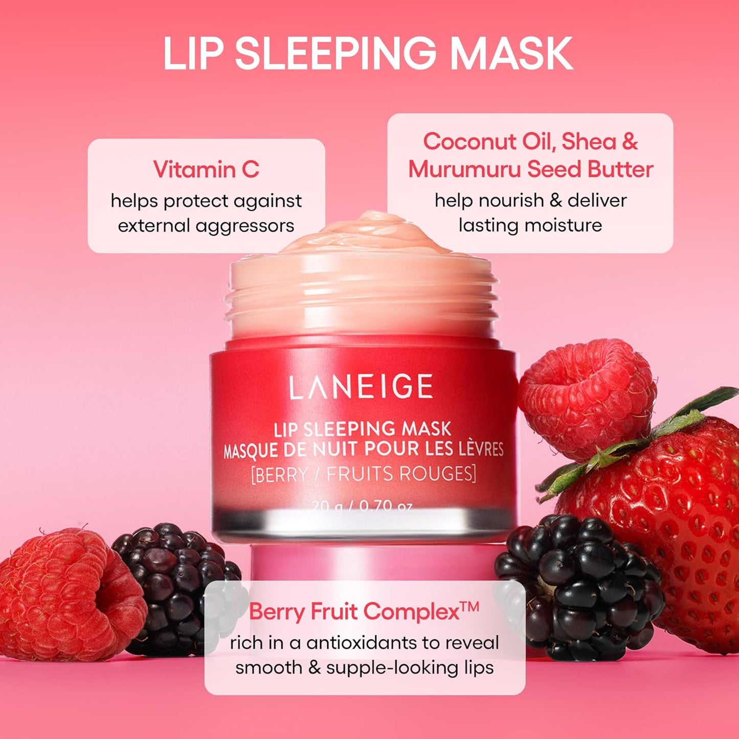 LANEIGE Lip sleeping mask BERRY 20 g