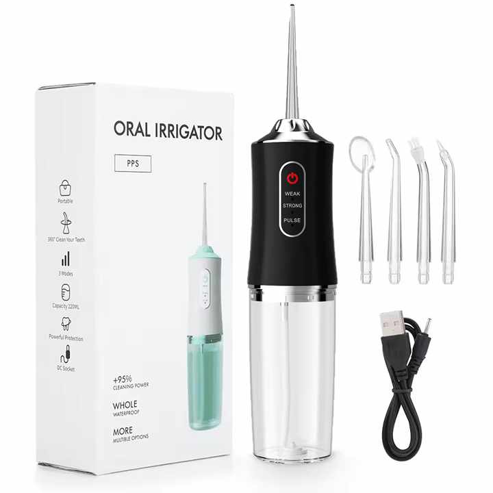 Portable Electric Oral Irrigator for Teeth Cleaning & Whitening