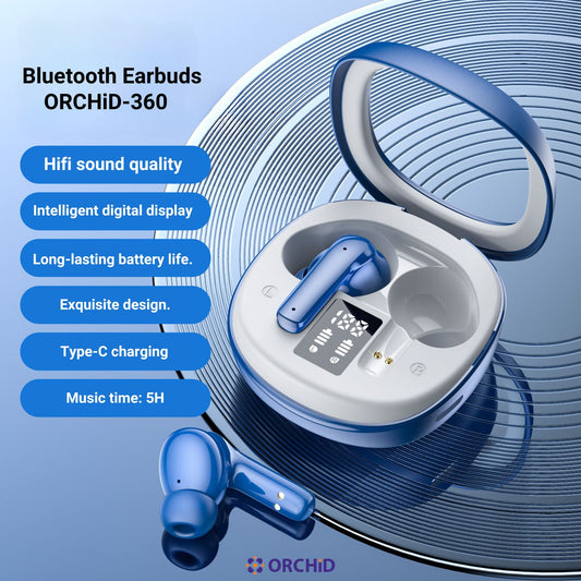 Orchid 360 High quality wireless earbuds with finger tip touch control.. available with 6 months of warranty.