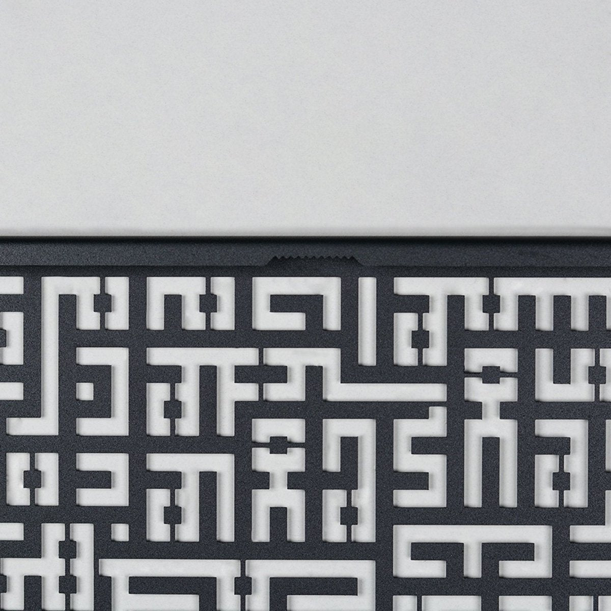 Kufic Surah Al-Nâs and Surah Al-Falaq Metal Islamic Wall Art Set of 2 - WAM085
